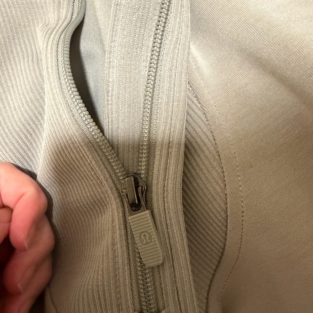 Lululemon Brushed Softstreme Half Zip - Picture 2 of 3